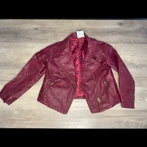 Faux Leather Jacket